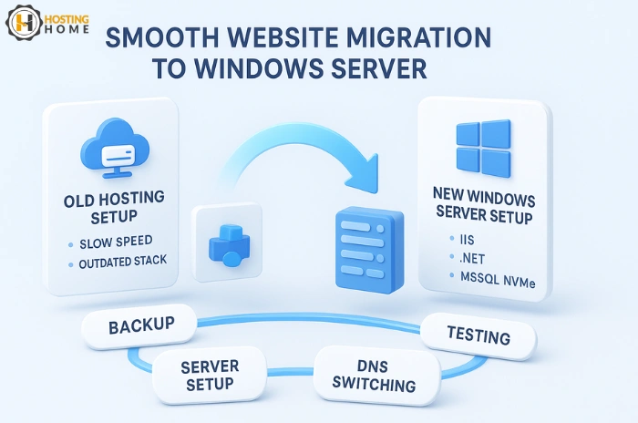 Smooth Website Migration to windows server
