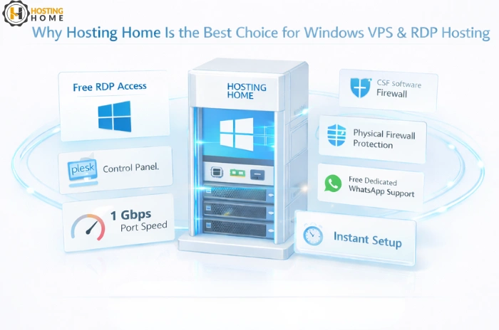 Why Hosting Home is the Best Choice for Windows VPS & RDP