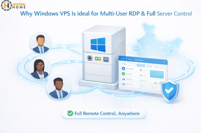 Why Windows VPS is ideal for multi-user RDP and full Server Control)