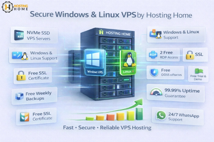 Why Choose Hosting Home for Windows and Linux VPS