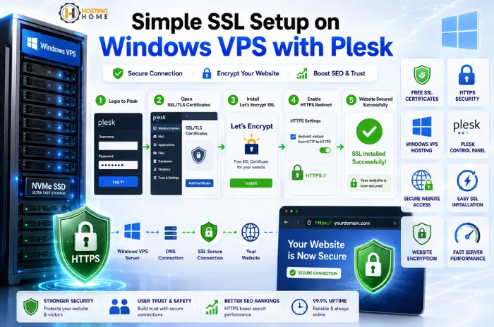 Simple SSl Setup on Windows VPS with Plesk