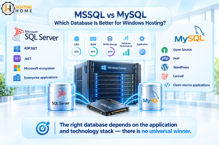 MSSQL vs MySQL Which Database Is Better for Windows Hosting